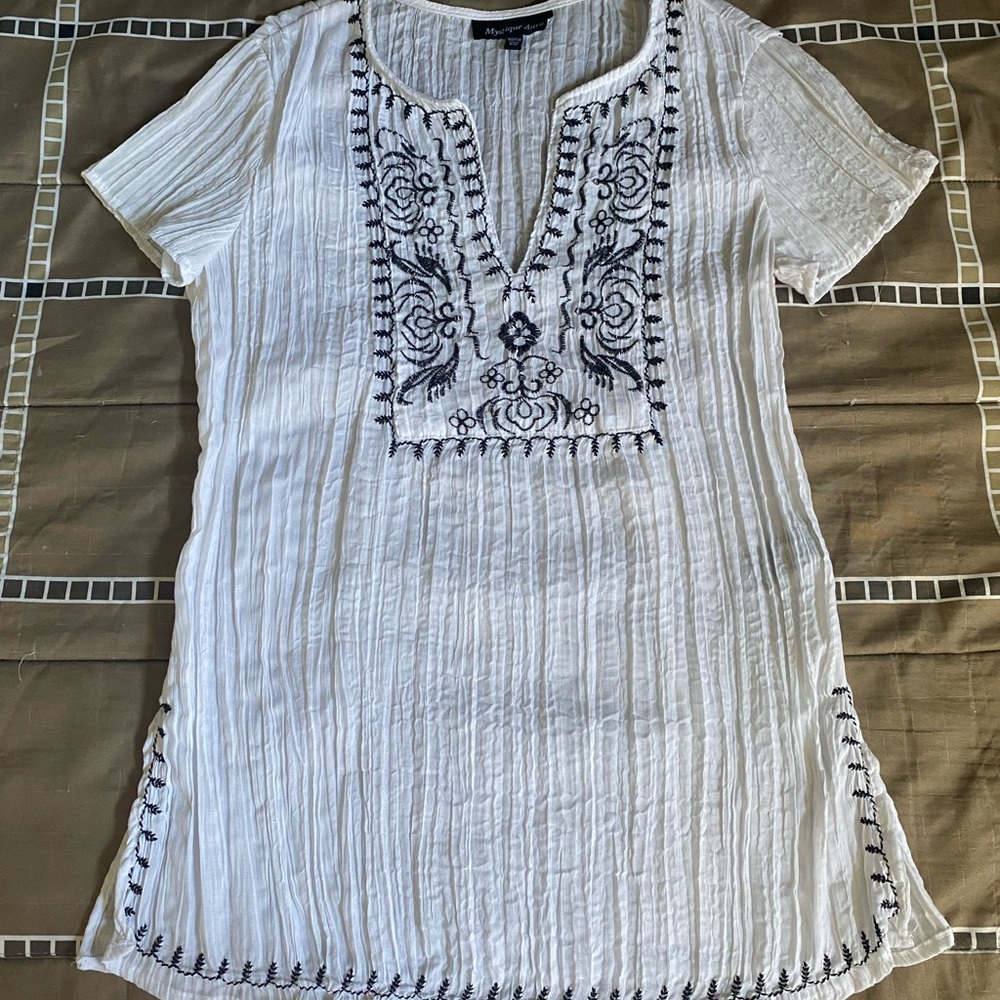 Boho style top.
